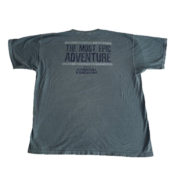 Disney's Animal Kingdom 20th Anniversary April 22 2018 2XL Blue T-Shirt RARE - Picture 2 of 8